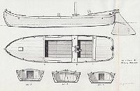 418 Bragozzetto - da rilievo di William Bromell 